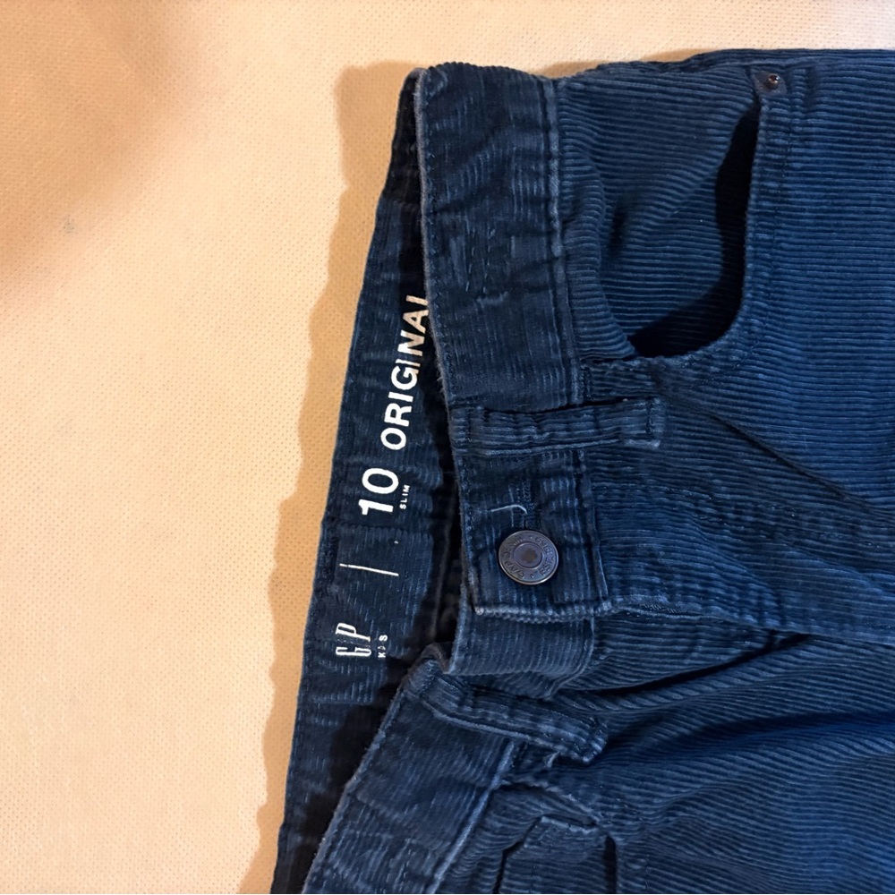 GAP Kids Casual Corduroy Pants - Navy Blue